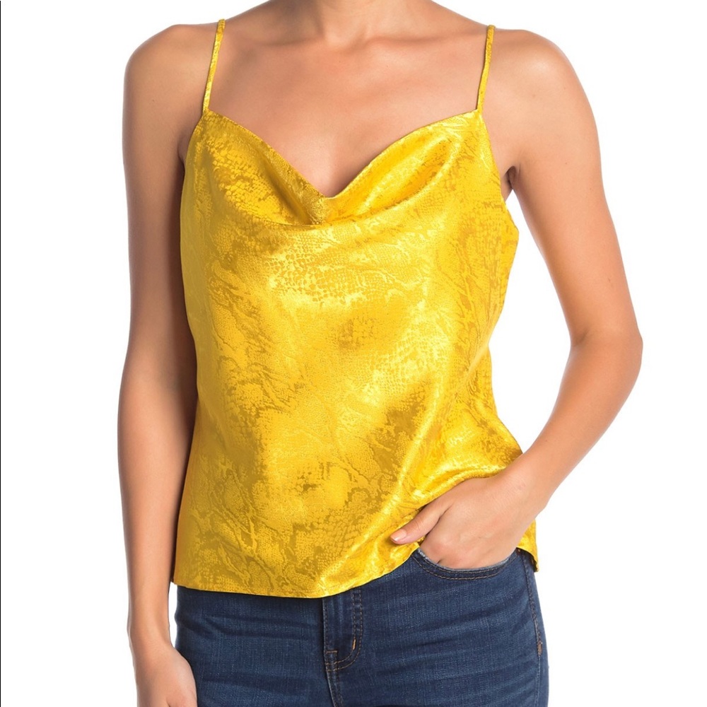 Satin snake tank top!
